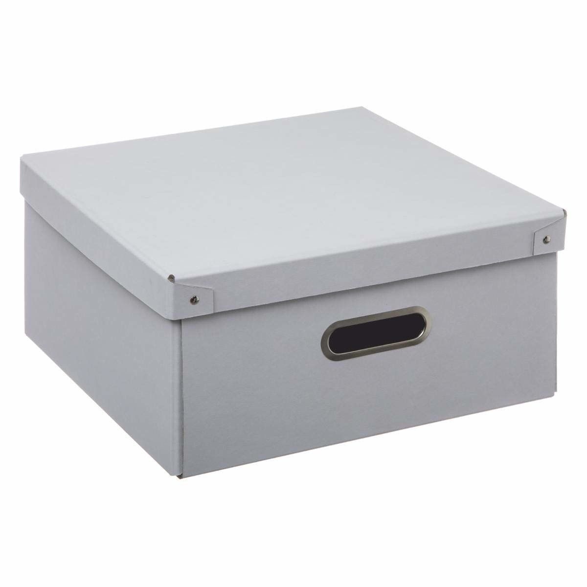 5five Simple Smart Kartonová krabice s víkem, skladovací krabička, 31 x 15 cm, bílá - EMAKO.CZ s.r.o.