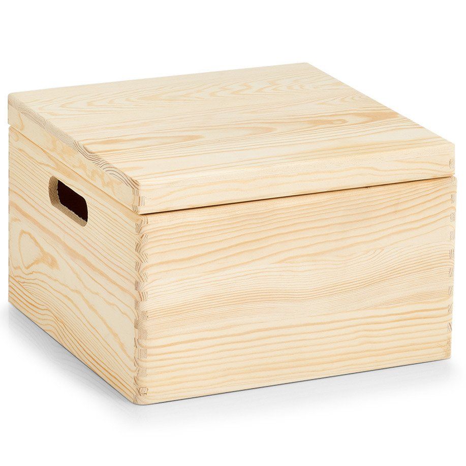 ZELLER Skladovací box z borového dřeva, 30x19 cm - EMAKO.CZ s.r.o.