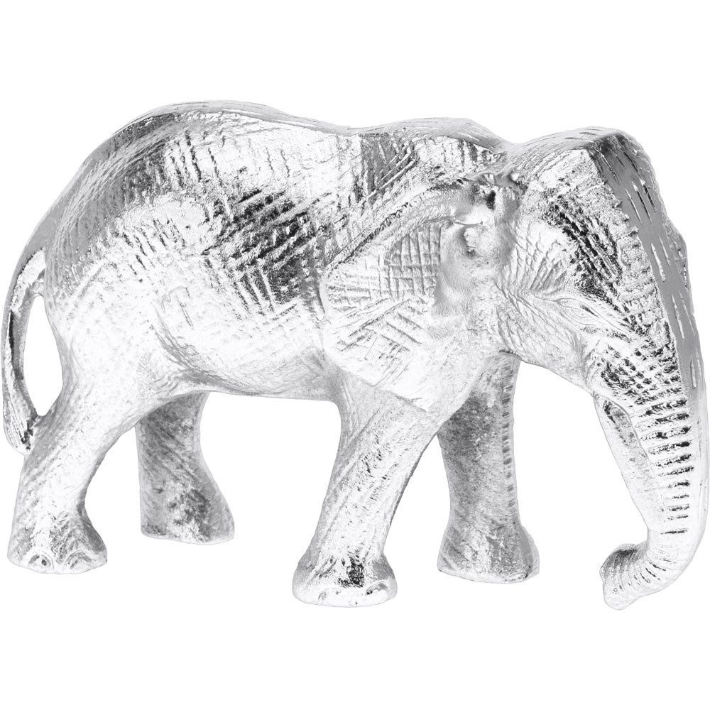 Home Styling Collection Stříbrná hliníková figurka ve tvaru slona, 20 cm - EMAKO.CZ s.r.o.