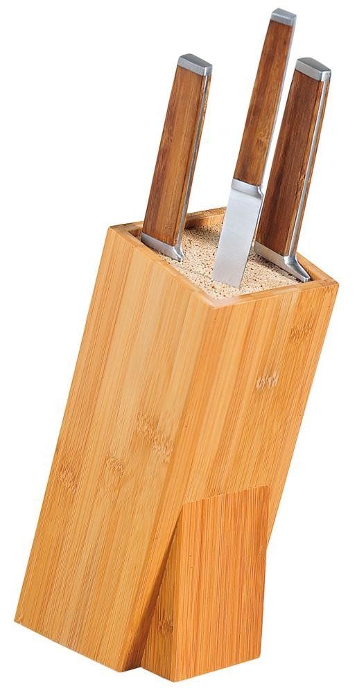 Kesper Nůž blok, kontejner s bambusovou vložkou pro ostré kuchyňské příbory - EMAKO.CZ s.r.o.