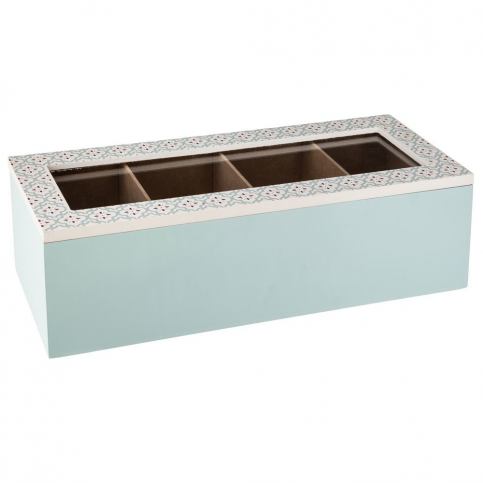 Atmosphera Dekorativní dřevěná organizační krabice, dekorativní krabice s přihrádkami - EMAKO.CZ s.r.o.