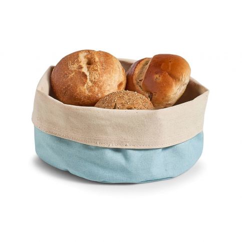 Kontejner na chléb, Košík bavlny, kulatý, modrý, Ø 20 cm, ZELLER - EMAKO.CZ s.r.o.