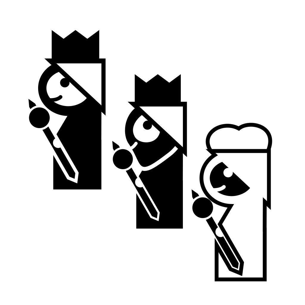  Tři králové - vánoční samolepky na okno  - Pieris design