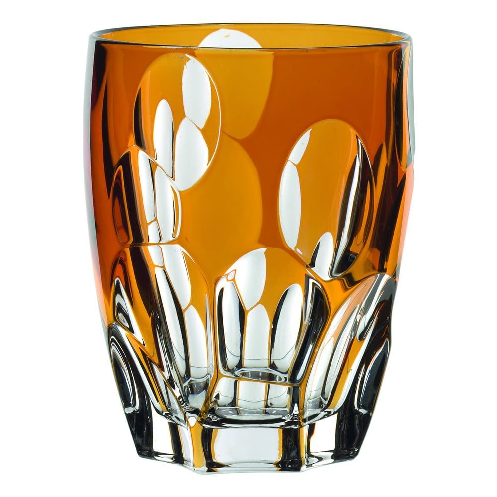 Oranžová sklenice z křišťálového skla Nachtmann Prezioso Ambra, 300 ml - Bonami.cz
