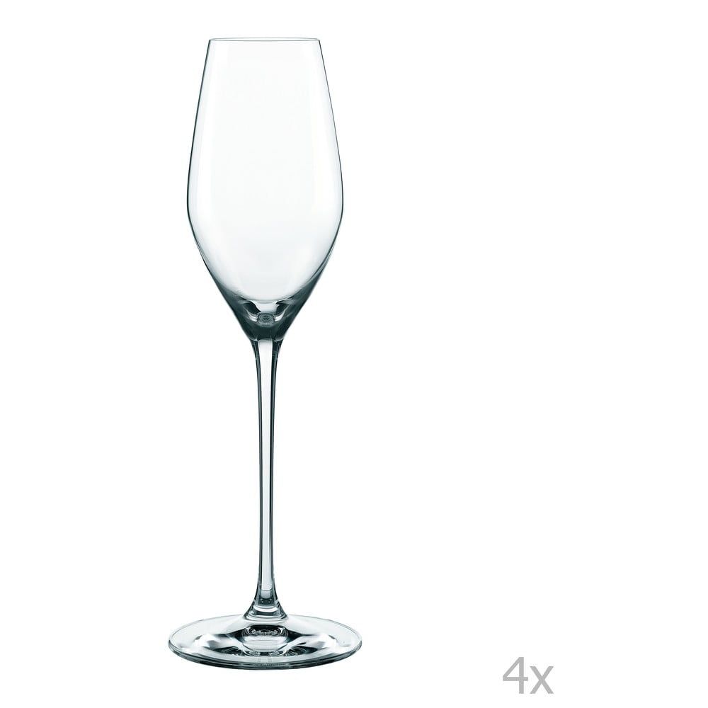 Sada 4 sklenic na šampaňské z křišťálového skla Nachtmann Supreme Champagne Flute, 300 ml - Bonami.cz