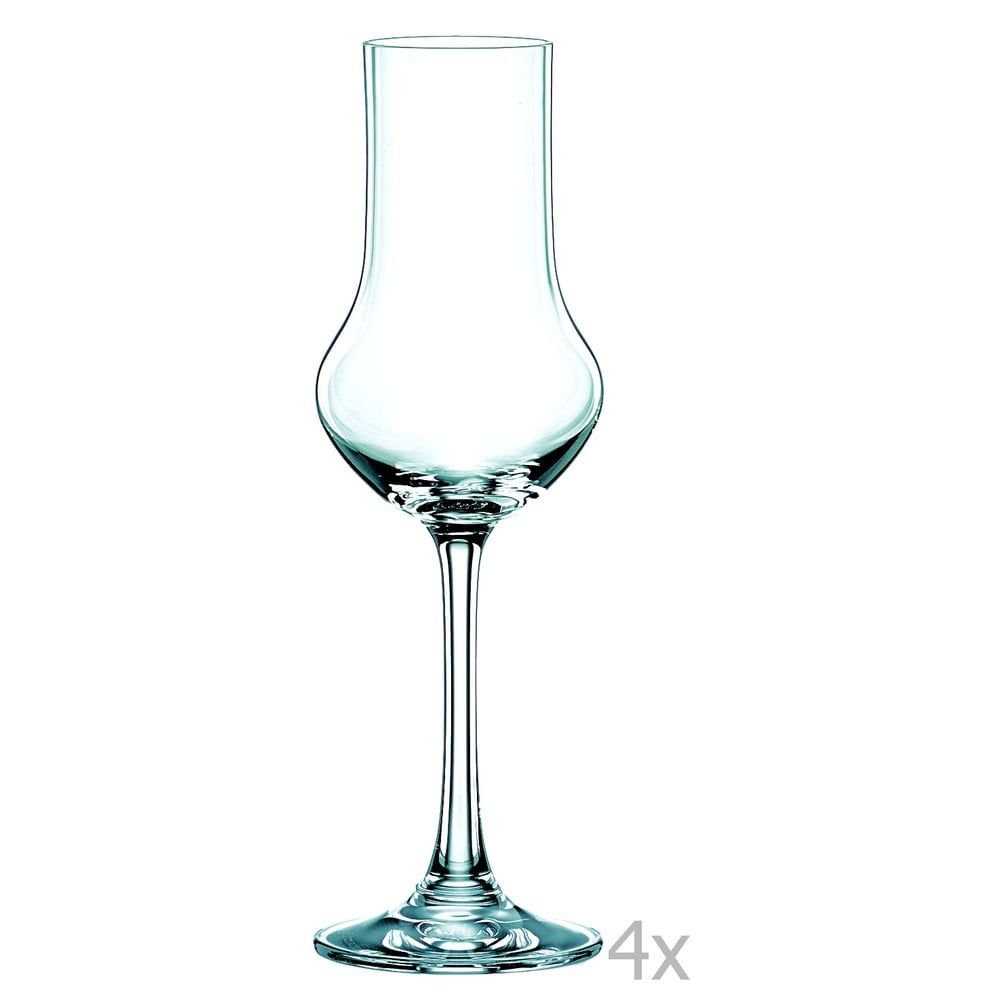 Sada 4 sklenic z křišťálového skla Nachtmann Vivendi Premium Stemmed Spirit Set, 109 ml - Bonami.cz