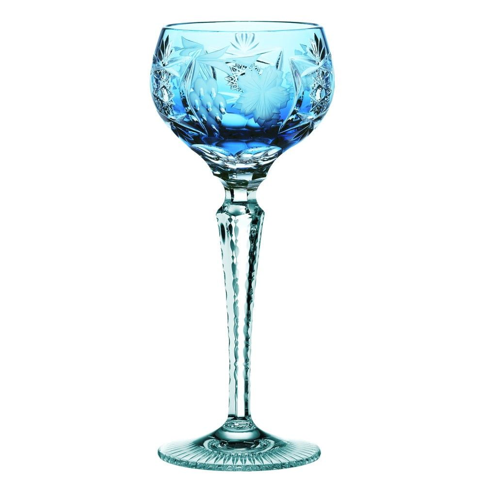 Tyrkysová sklenice na víno z křišťálového skla Nachtmann Traube Wine Hock Aquamarine, 230 ml - Bonami.cz