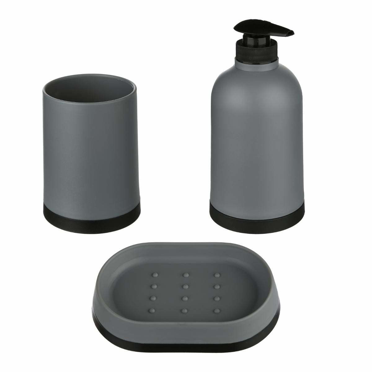 5five Simple Smart Plastové koupelnové doplňky v šedé barvě, 7,4x16 cm - EMAKO.CZ s.r.o.