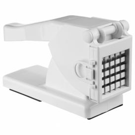 5five Simply Smart Bramborový plastický kráječ v bílé barvě, 27x9x14 cm