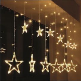  Svět-svítidel.cz: Solight LED Vánoční řetěz hvězdy 77xLED/3xAA