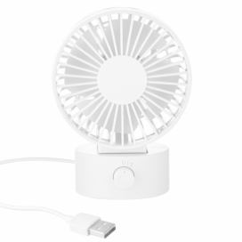 AIR WAVE Mini větrák s USB připojením - bílá