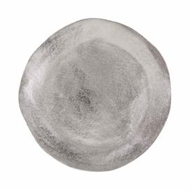 BANQUET Dekorační talíř 32 cm - stříbrná