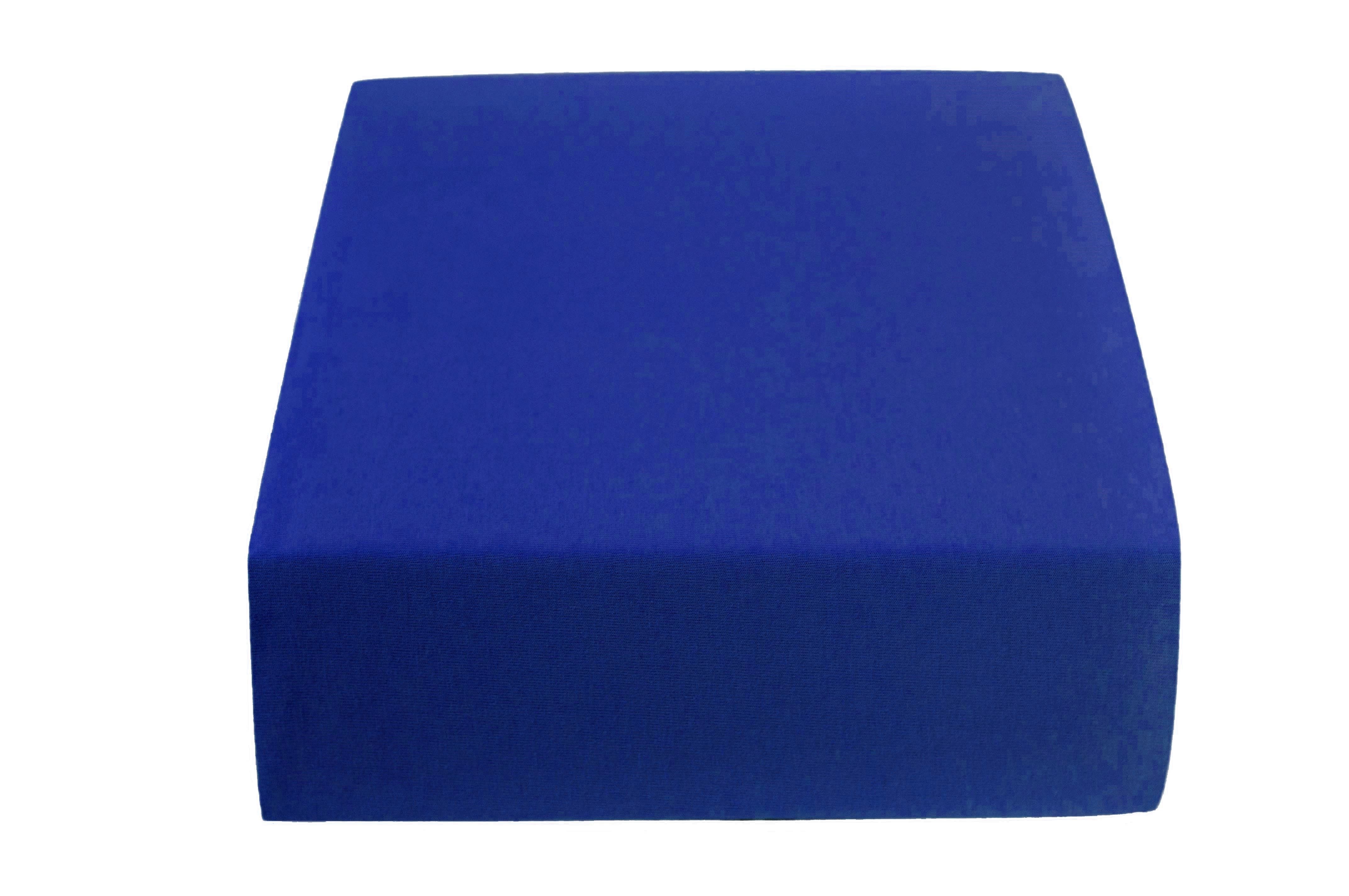 Jersey prostěradlo MICRO tmavě modré 90 x 200 cm - Výprodej Povlečení