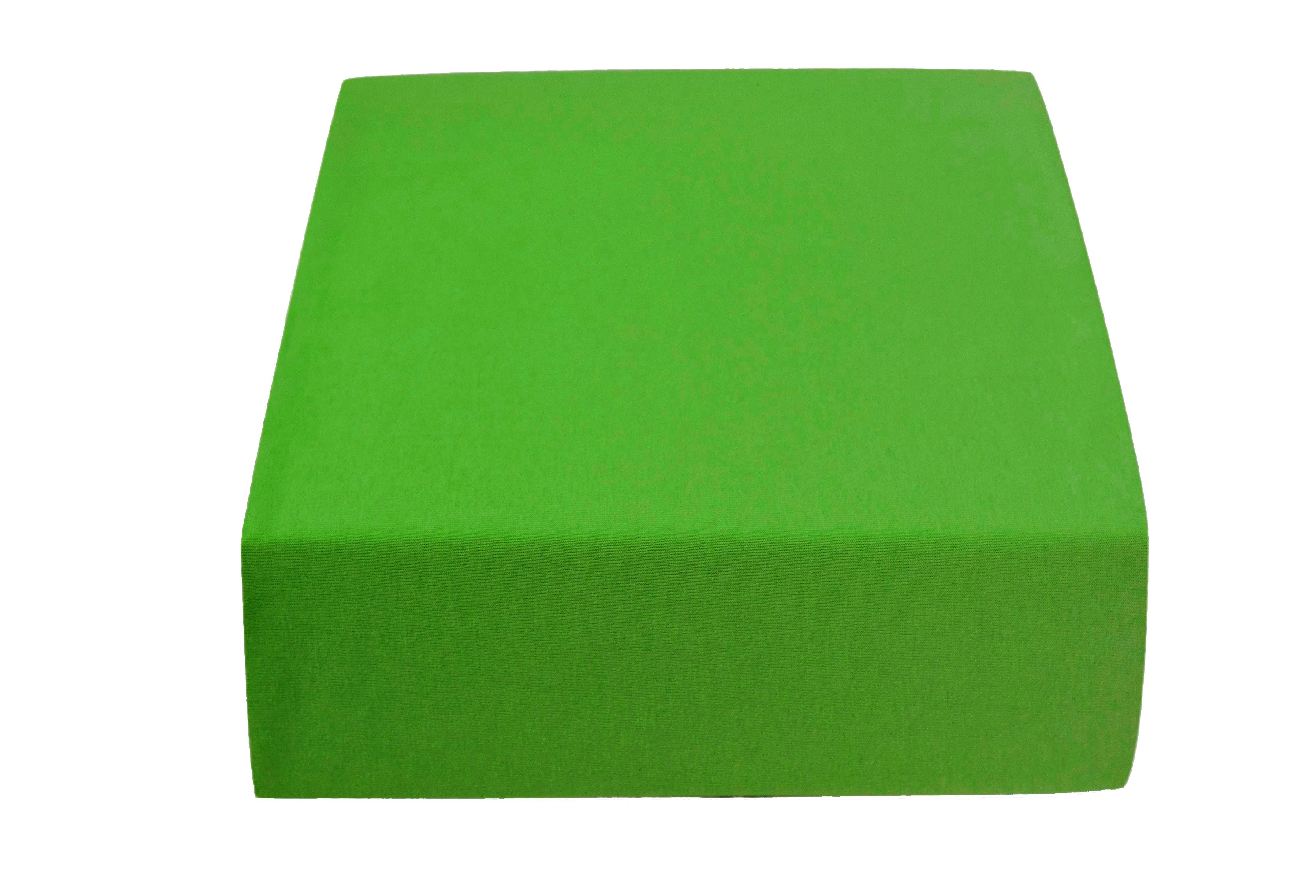 Jersey prostěradlo MICRO zelené 90 x 200 cm - Výprodej Povlečení