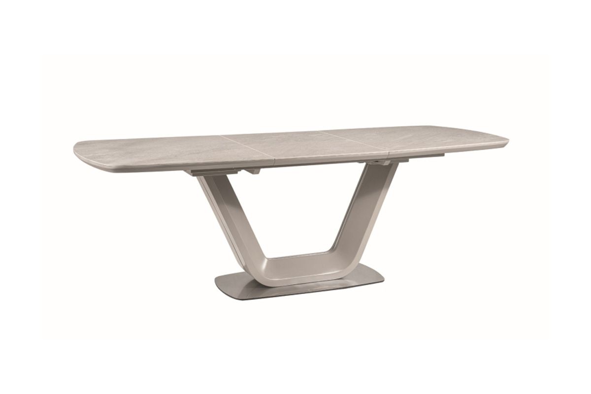 Stůl rozkládací Armani 160(220)X90 šedý ceramic - Nabytek-Bogart.cz