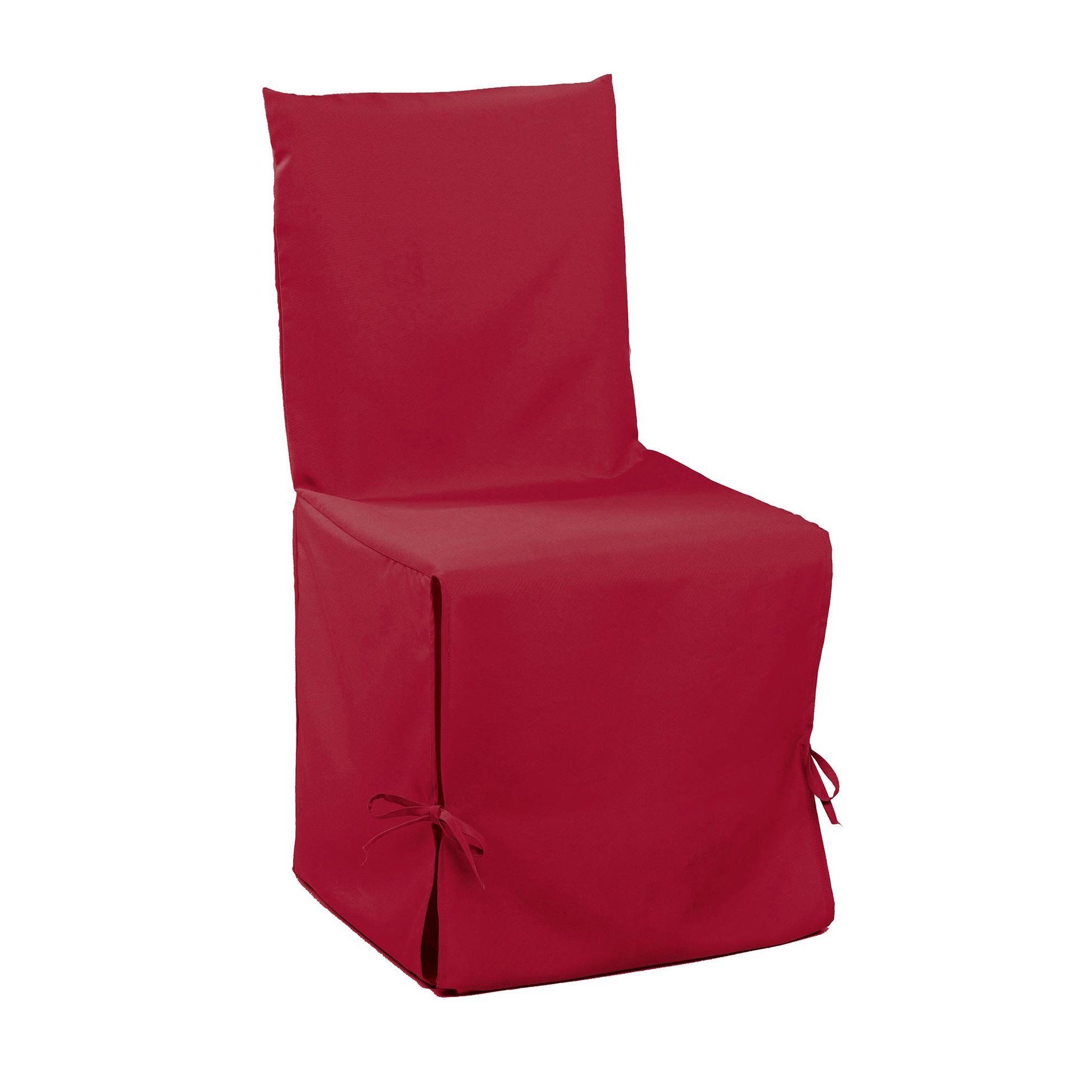 Douceur d\'intérieur Potah na židle 50 x 50 x 50 cm, červený - EMAKO.CZ s.r.o.