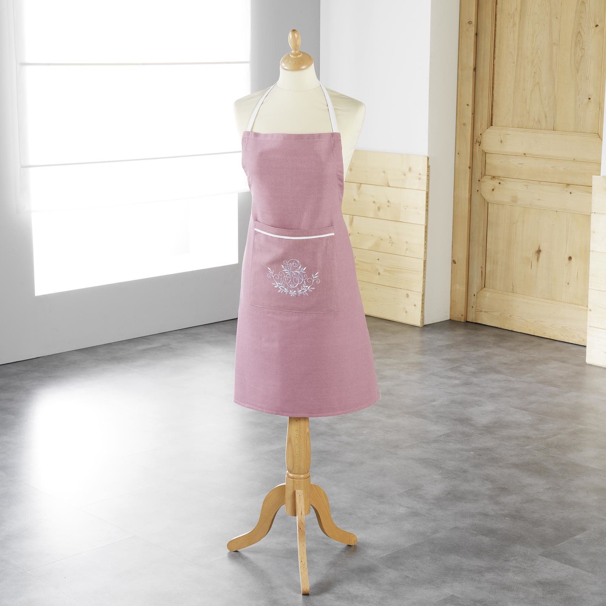 Douceur d\'intérieur Růžová kuchyňská zástěra, 80 x 60 cm - EMAKO.CZ s.r.o.