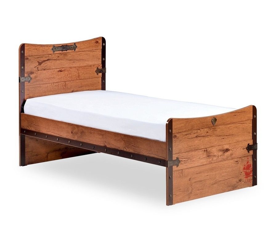 Dětská postel Jack 100x200cm - dub lancelot - Nábytek Harmonia s.r.o.
