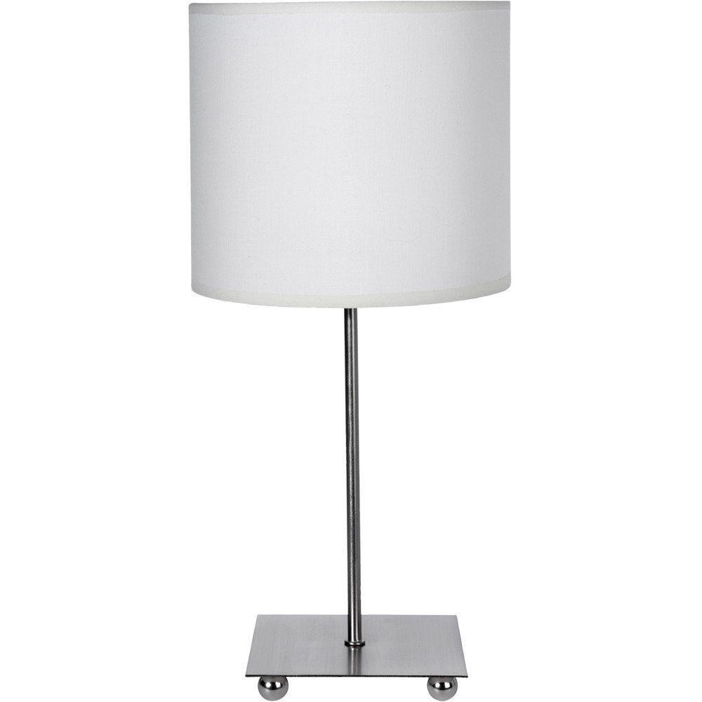 Home Styling Collection Bílá kovová stolní lampa, 47x21 cm - EMAKO.CZ s.r.o.