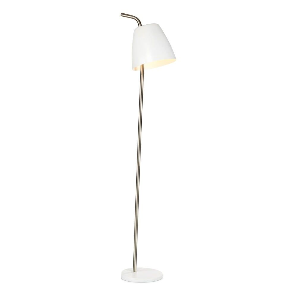 Bílá stojací lampa Markslöjd Spin Floor White, výška 1,38 m - Bonami.cz