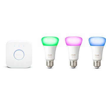 Philips Hue White and Color ambiance 9W E27 promo starter kit - alza.cz