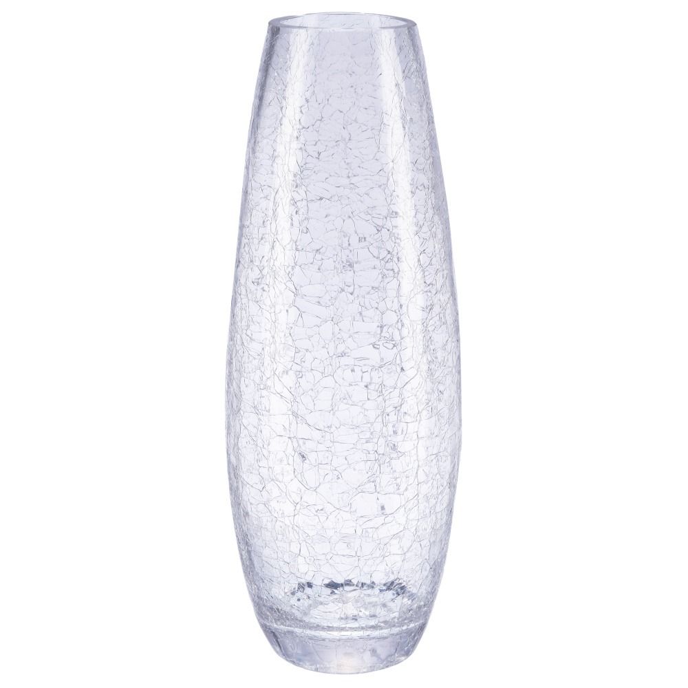 skleněná váza, motiv prasklé sklo, Atmosphera créateur d\'intérieur, 40 cm - EMAKO.CZ s.r.o.