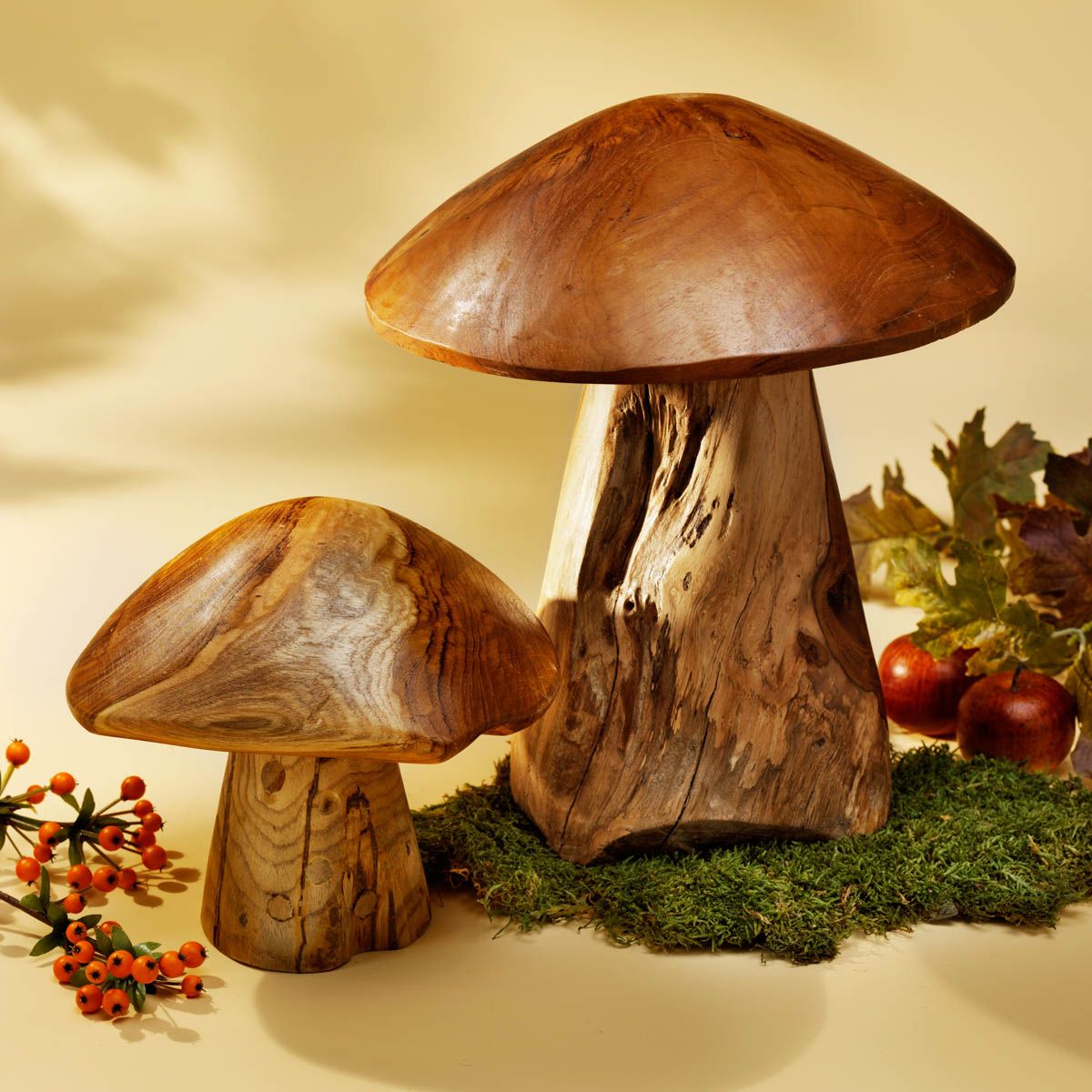 Dekorační houba z teakového kořene, 20 cm - Velký Košík