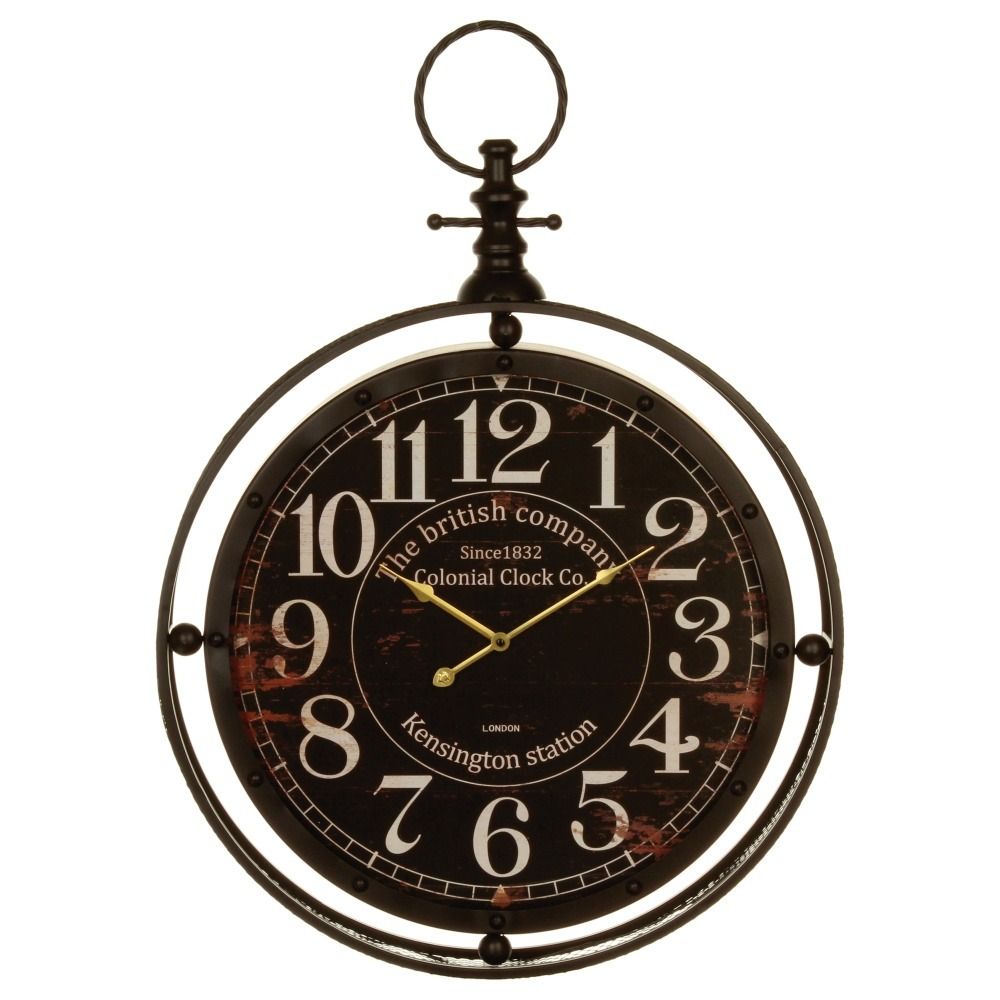 Nástěnné hodiny, Atmosphera créateur d\'intérieur, Ø60 cm, dekorativní retro hodiny - EMAKO.CZ s.r.o.