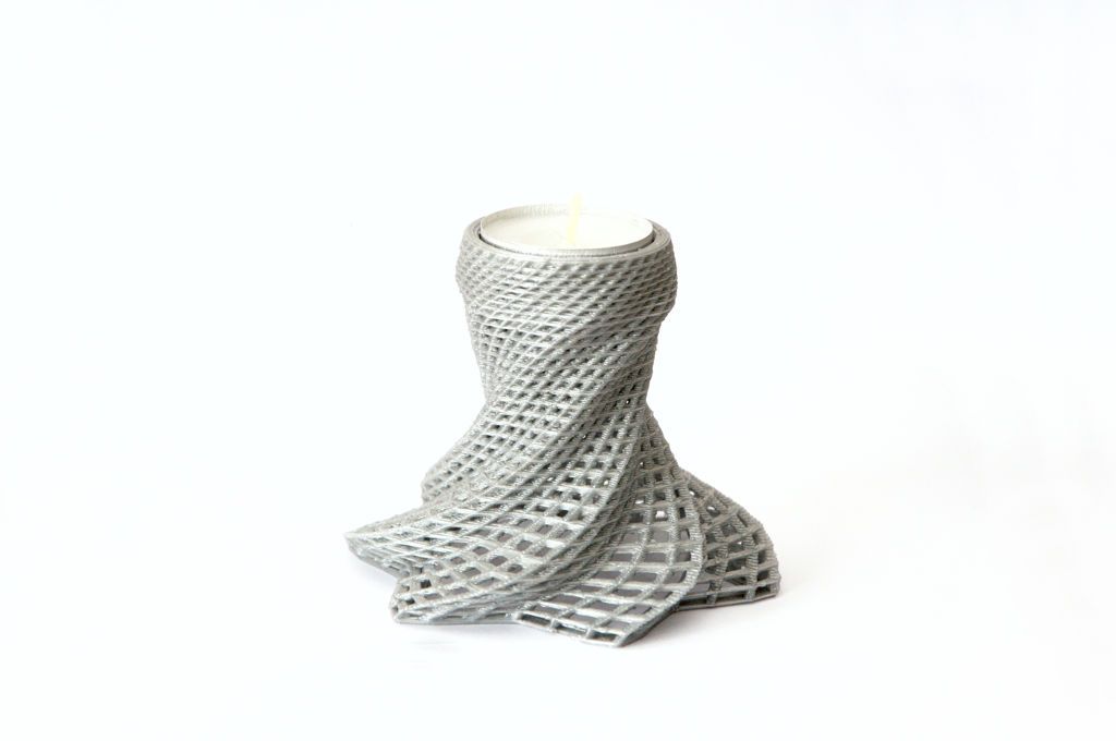  Svícen Crochet na čajovou svíčku  - Pieris design