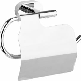 Fala Držák toaletního papíru s krytem Oval Chrom