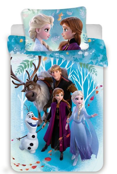 Jerry fabrics Disney povlečení do postýlky Frozen 2 family baby 100x135 + 40x60 cm - POVLECENI-OBCHOD.CZ