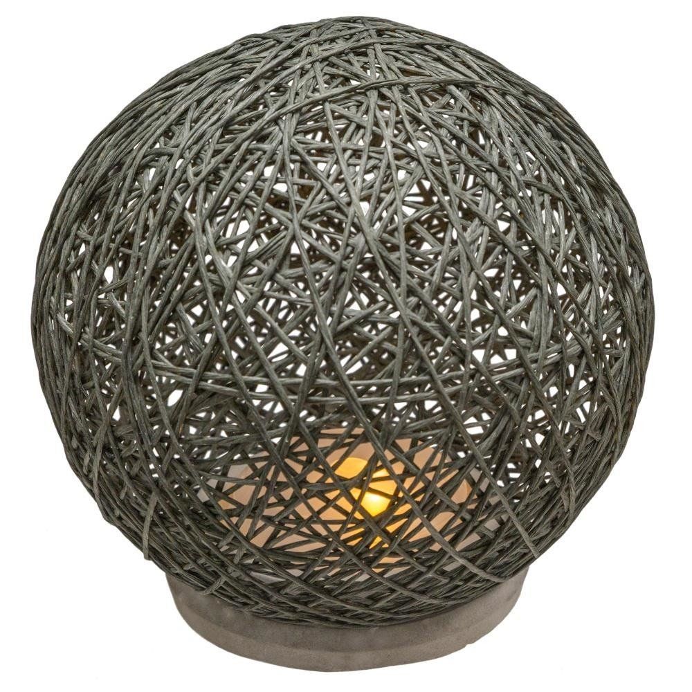 Atmosphera Dekorativní šedá lampa, 18 cm - EMAKO.CZ s.r.o.