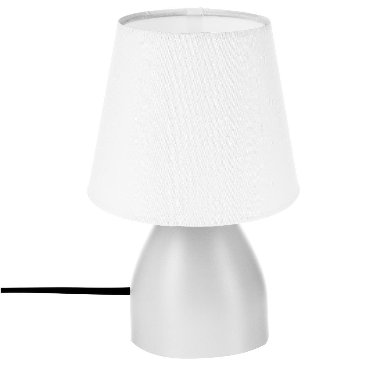 Atmosphera Stolní lampa CHEVET, kov, 19 cm, barva bílá - EMAKO.CZ s.r.o.