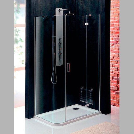 Sprchový kout obdélník 100x80x200 cm pravá Polysan VITRA chrom lesklý BN2218R - Siko - koupelny - kuchyně