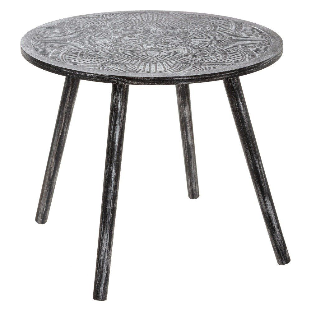 Atmosphera Konferenční stolek do obývacího pokoje MANDALA, příležitostné, kulaté, dřevěné - EMAKO.CZ s.r.o.