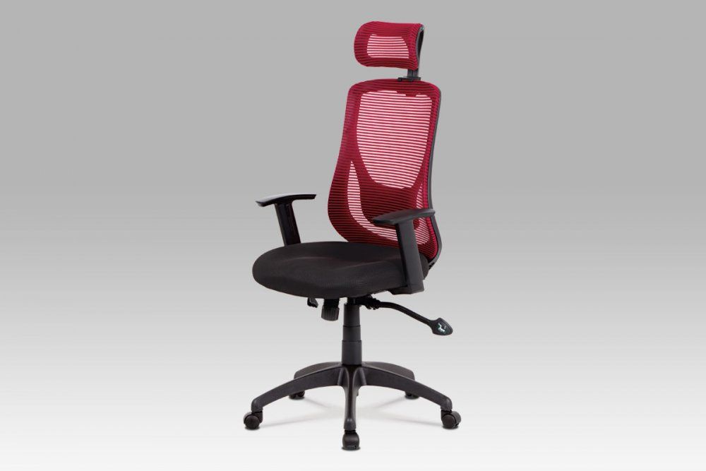 Kancelářská židle KA-A186 RED černá / červená Autronic - DEKORHOME.CZ