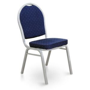 Konferenční židle stohovatelná v tmavě modré látce TK2022 - Favi.cz