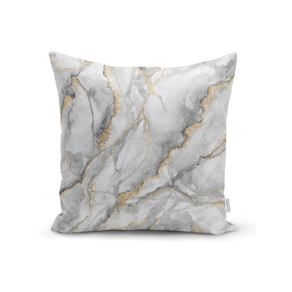 Povlak na polštář Minimalist Cushion Covers Marble With Hint Of Gold, 45 x 45 cm - Bonami.cz