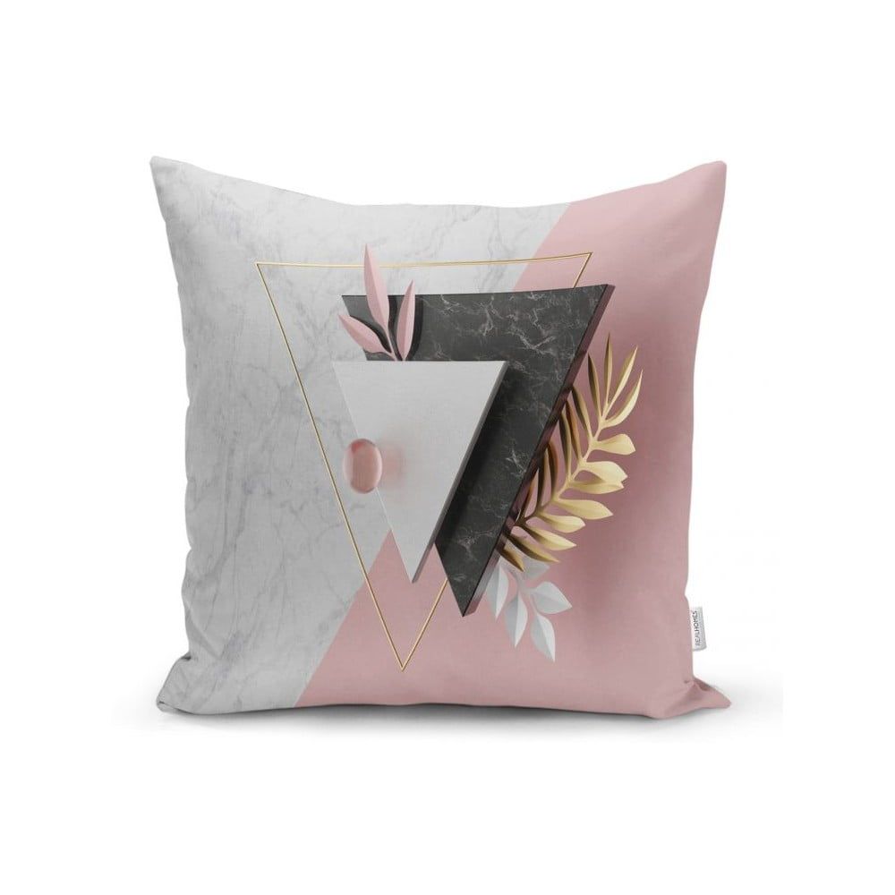 Povlak na polštář Minimalist Cushion Covers BW Marble Triangles, 45 x 45 cm - Bonami.cz