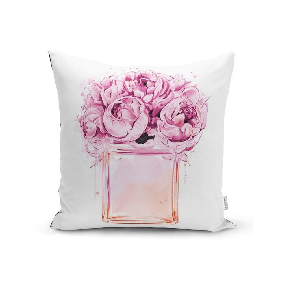 Povlak na polštář Minimalist Cushion Covers Pink Flowers, 45 x 45 cm - Bonami.cz