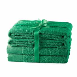 Set ručníků AmeliaHome Amary zelené
