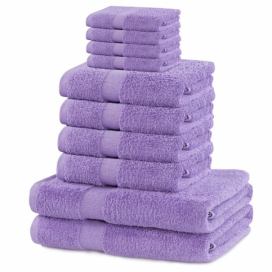 Set ručníků DecoKing Kunis fialové