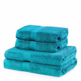Set tyrkysových ručníků DecoKing Niki
