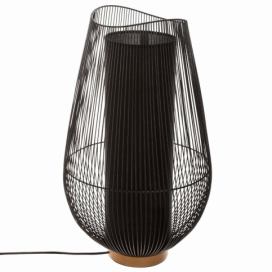 Atmosphera Stojací lampa KETA XXL, 60 cm, barva černá