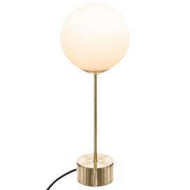 Atmosphera Stolní lampa BOULE, skleněná koule, 43 cm