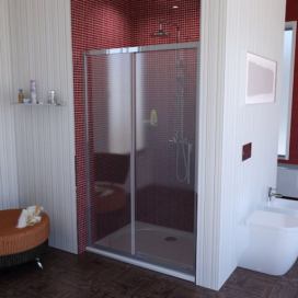 Sprchové dveře 110x200 cm Polysan Lucis chrom lesklý DL1115