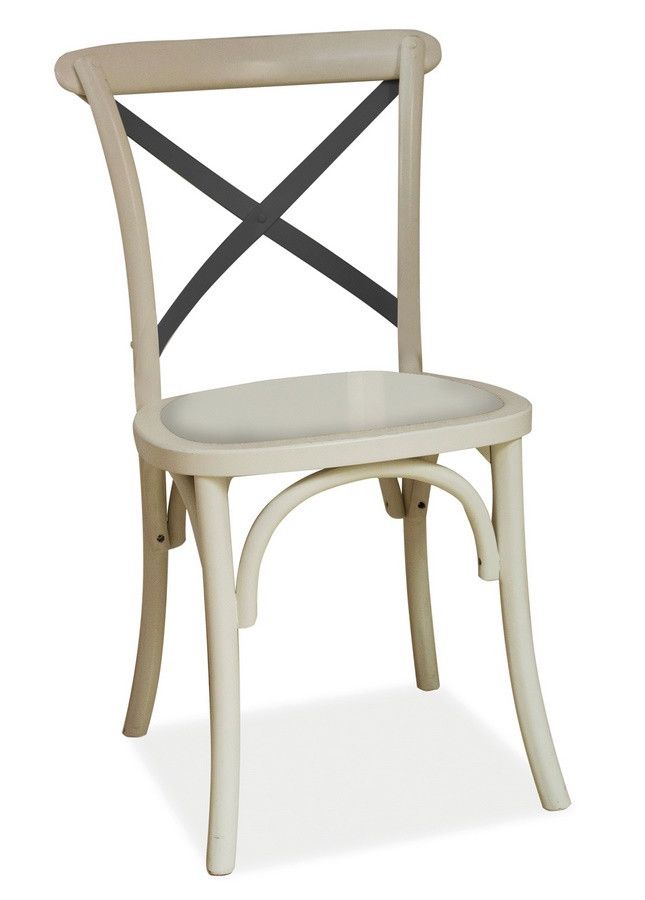 Casarredo Jídelní dřevěná židle LARS II bílá - ATAN Nábytek