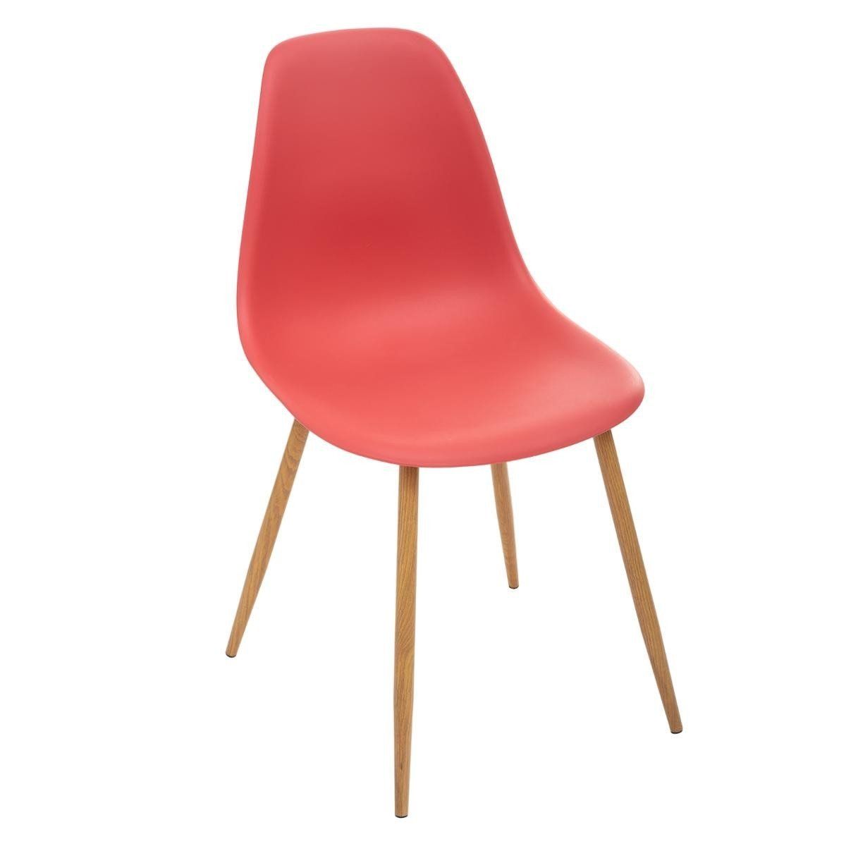 Atmosphera skandinávský styl půdní židle pro jídelnu, barva červená - EMAKO.CZ s.r.o.