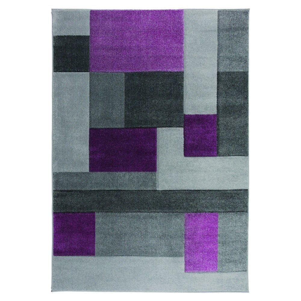 Šedo-fialový koberec Flair Rugs Cosmos, 80 x 150 cm - Bonami.cz