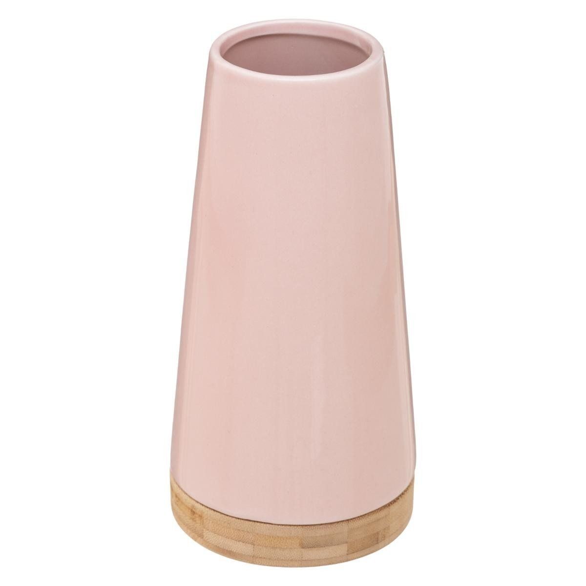 Atmosphera váza BAMBOO, kónická, 20 cm, růžová - EMAKO.CZ s.r.o.
